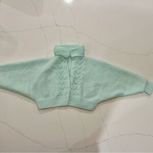 Hand knit baby sweater